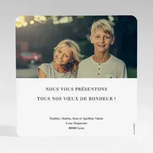 Carte de voeux Annee en or*Faire-part Elégant Online