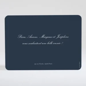 Carte de voeux Annee geometrique*Faire-part Elégant Best