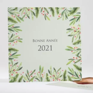 Carte de voeux Christmas jungle*Faire-part Elégant Clearance