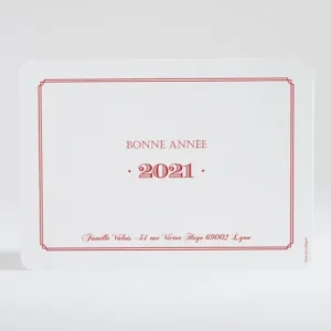 Carte de voeux Double cadre photo*Faire-part Elégant Clearance