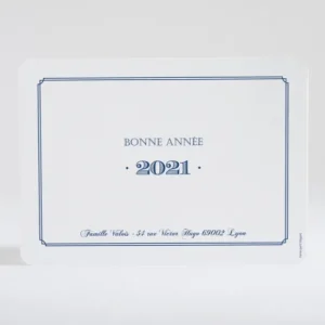 Carte de voeux Double cadre photo*Faire-part Elégant Clearance