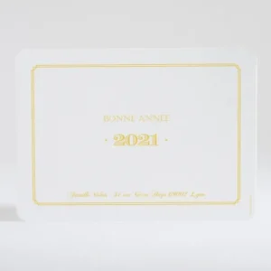 Carte de voeux Double cadre photo*Faire-part Elégant Clearance