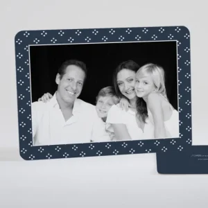 Carte de voeux Doux motif 1 photo*Faire-part Elégant Outlet