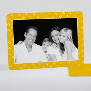 Carte de voeux Doux motif 1 photo*Faire-part Elégant Outlet