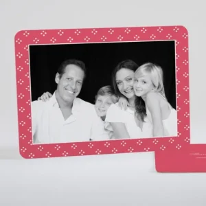 Carte de voeux Doux motif 1 photo*Faire-part Elégant Outlet