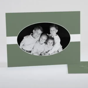 Carte de voeux Elegance 1 photo*Faire-part Elégant Discount
