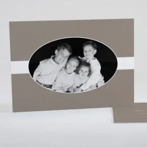 Carte de voeux Elegance 1 photo*Faire-part Elégant Discount