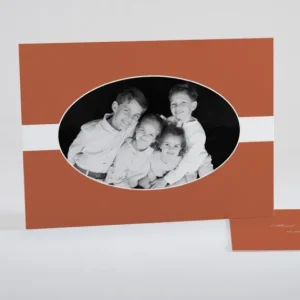Carte de voeux Elegance 1 photo*Faire-part Elégant Discount