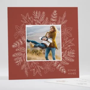 Carte de voeux Esprit de Noel*Faire-part Elégant Clearance