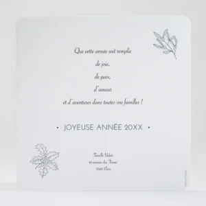 Carte de voeux Esprit de Noel*Faire-part Elégant Clearance