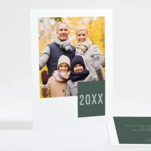 Carte de voeux Evenement famille*Faire-part Elégant Fashion