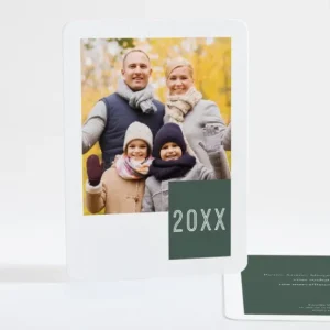 Carte de voeux Evenement famille*Faire-part Elégant Fashion