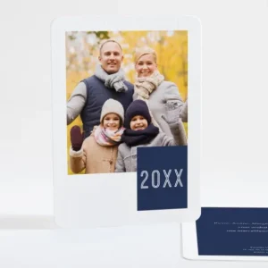 Carte de voeux Evenement famille*Faire-part Elégant Fashion