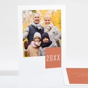 Carte de voeux Evenement famille*Faire-part Elégant Fashion