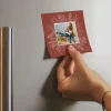 Carte de voeux Flocons Magnet*Faire-part Elégant Discount