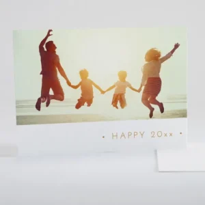 Carte de voeux Happy family*Faire-part Elégant Hot