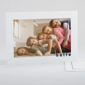 Carte de voeux Hello*Faire-part Elégant Fashion