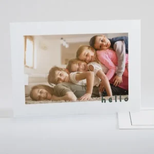 Carte de voeux Hello*Faire-part Elégant Fashion