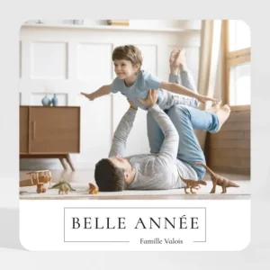 Carte de voeux Home sweet Home Magnet*Faire-part Elégant Best