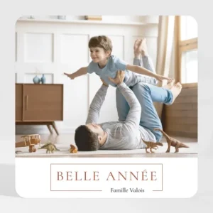 Carte de voeux Home sweet Home Magnet*Faire-part Elégant Best