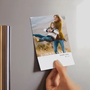 Carte de voeux Joie Magnet*Faire-part Elégant Clearance
