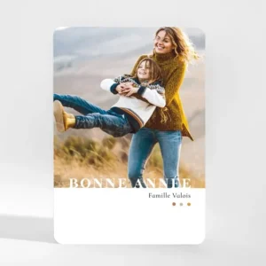 Carte de voeux Joie Magnet*Faire-part Elégant Clearance
