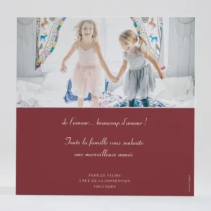 Carte de voeux Love Love*Faire-part Elégant Clearance