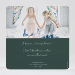 Carte de voeux Love Love*Faire-part Elégant Clearance
