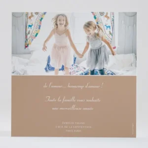 Carte de voeux Love Love*Faire-part Elégant Clearance