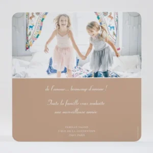 Carte de voeux Love Love*Faire-part Elégant Clearance