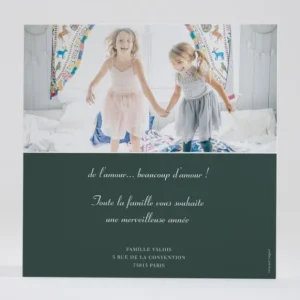Carte de voeux Love Love*Faire-part Elégant Clearance