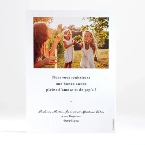Carte de voeux Medaillon dore portrait*Faire-part Elégant Fashion