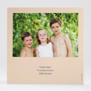 Carte de voeux Naturel*Faire-part Elégant Best