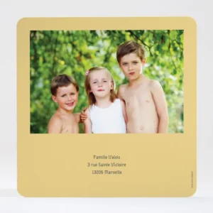 Carte de voeux Naturel*Faire-part Elégant Best