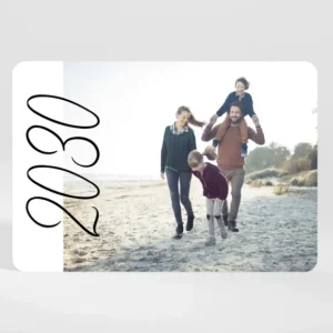 Carte de voeux New Year Magnet*Faire-part Elégant Hot