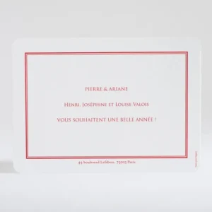 Carte de voeux Pele mele rectangulaire*Faire-part Elégant Clearance