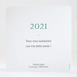 Carte de voeux Pele mele carre*Faire-part Elégant Fashion