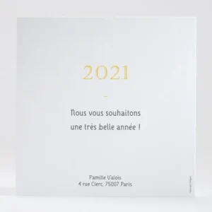 Carte de voeux Pele mele carre*Faire-part Elégant Fashion