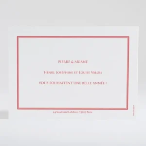 Carte de voeux Pele mele rectangulaire*Faire-part Elégant Clearance