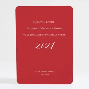 Carte de voeux Petites rayures*Faire-part Elégant Clearance