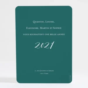 Carte de voeux Petites rayures*Faire-part Elégant Clearance
