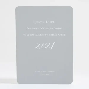Carte de voeux Petites rayures*Faire-part Elégant Clearance