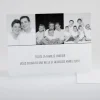 Carte de voeux Rectangle 3 photos*Faire-part Elégant Discount