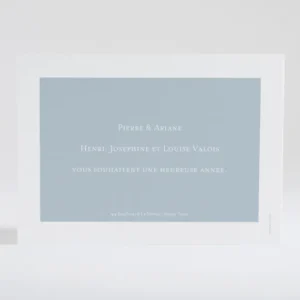Carte de voeux Rectangle 5 photos*Faire-part Elégant Sale