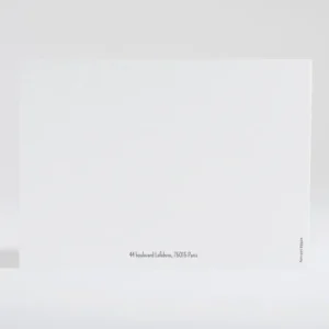 Carte de voeux Rectangle 3 photos*Faire-part Elégant Discount
