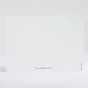 Carte de voeux Rectangle 3 photos*Faire-part Elégant Discount