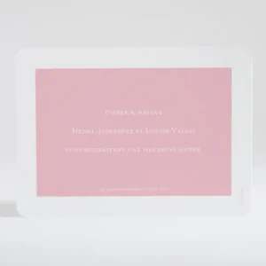Carte de voeux Rectangle 5 photos*Faire-part Elégant Sale