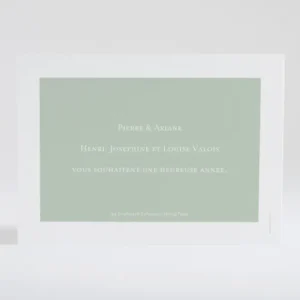 Carte de voeux Rectangle 5 photos*Faire-part Elégant Sale