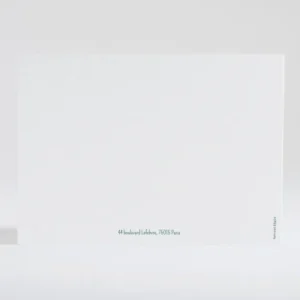 Carte de voeux Rectangle 3 photos*Faire-part Elégant Discount