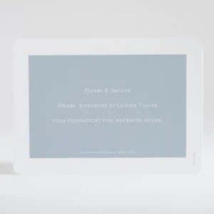 Carte de voeux Rectangle 5 photos*Faire-part Elégant Sale